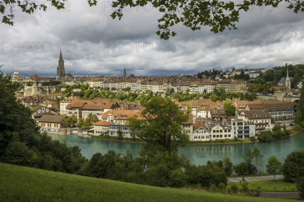 Panorama, Old Town, Bern, Canton of Bern, Switzerland