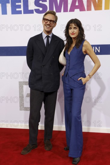 Marie Nasemann and Sebastian Tigges arriving at the Bertelsmann Summer Party 2025 at the Bertelsmann Representative Office in Berlin on 11 September 2025