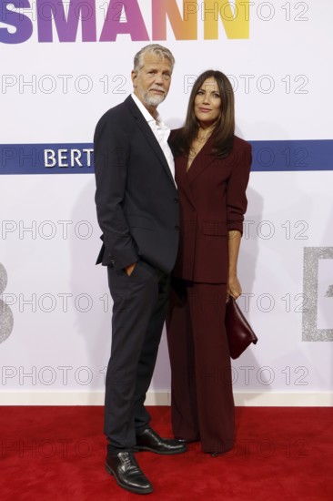 Kai Wiesinger and Bettina Zimmermann arriving at the Bertelsmann Summer Party 2025 at the Bertelsmann Representative Office in Berlin on 11 September 2025