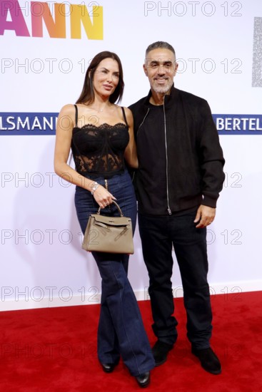 Bushido and his woman Anna-Maria Ferchichi arriving at the Bertelsmann Summer Party 2025 at the Bertelsmann Representative Office in Berlin on 11 September 2025