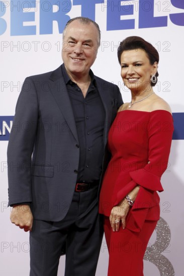 Clemens Tönnies and Margit Tönnies arriving at the Bertelsmann Summer Party 2025 at the Bertelsmann Representative Office in Berlin on 11 September 2025