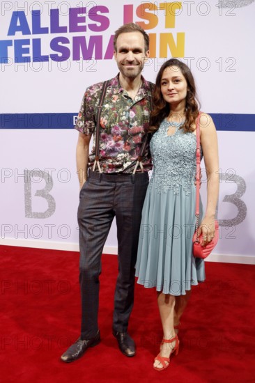Sarah Alles and Thimon von Berlepsch arriving at the Bertelsmann Summer Party 2025 at the Bertelsmann Representative Office in Berlin on 11 September 2025