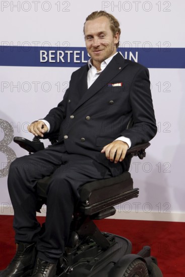 Samuel Koch arriving at the Bertelsmann Summer Party 2025 at the Bertelsmann Representative Office in Berlin on 11 September 2025