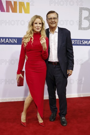 Katja Burkhard and' Hans Mahr arriving at the Bertelsmann Summer Party 2025 at the Bertelsmann Representative Office in Berlin on 11 September 2025