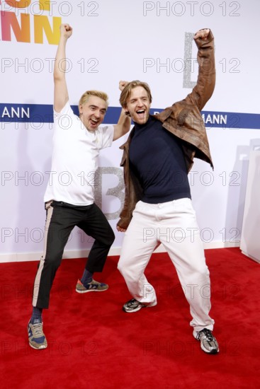Ivo Kortlang and Timur Bartels arriving at the Bertelsmann Summer Party 2025 at the Bertelsmann Representative Office in Berlin on 11 September 2025