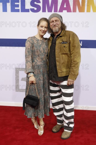 Tessa Mittelstädt and Matthias Komm arriving at the Bertelsmann Summer Party 2025 at the Bertelsmann Representative Office in Berlin on 11 September 2025