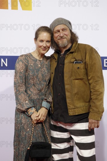 Tessa Mittelstädt and Matthias Komm arriving at the Bertelsmann Summer Party 2025 at the Bertelsmann Representative Office in Berlin on 11 September 2025