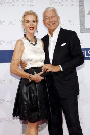 Jo Groebel and Grit Weis arriving at the Bertelsmann Summer Party 2025 at the Bertelsmann Representative Office in Berlin on 11 September 2025