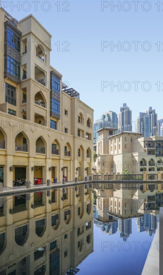City view of Dubai, the most populous city in the United Arab Emirates