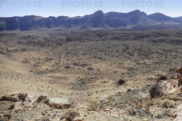 Scenery around Minas de San Jose at Teide National Park in Tenerife, Canary Islands, Spain