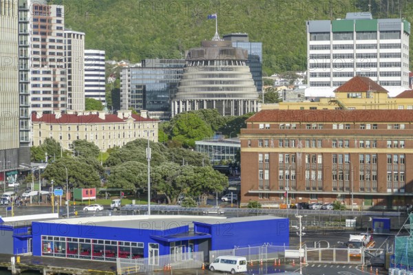 Impression of Wellington, the capital city of New Zealand