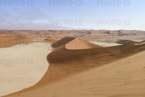 Namib desert scenery around Deadvlei in the Sossusvlei area in Namibia
