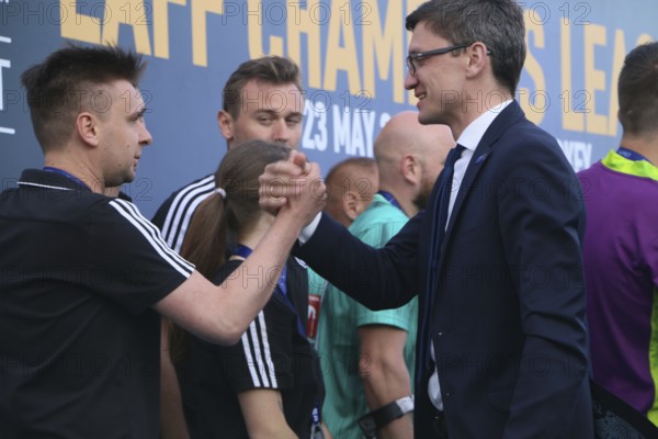 Football for the disabled amputees. The final match of amputee football between Sahinbey Belediye Spor and Poland's Legia Warsaw during the European Amputee Football Federation (EAFF) Champions League final, Gaziantep, Gaziantep, Türkiye