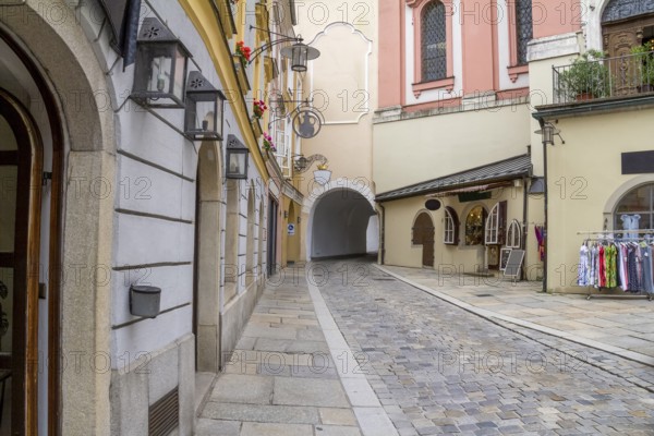 Impression of Passau in the Bavarian Forest in southern Germany at summer time