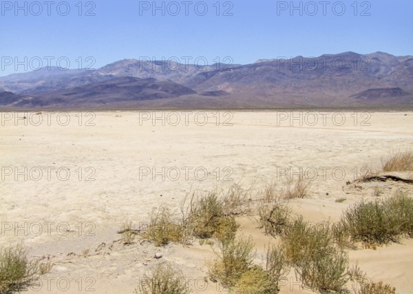 Arid scenery around Death Valley National Park in USA