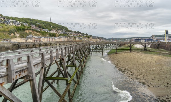 Scenery around Fecamp, a commune in the department of Seine-Maritime at the Normandy region in northwestern France