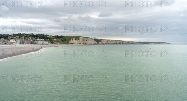 Scenery around Fecamp, a commune in the department of Seine-Maritime at the Normandy region in northwestern France