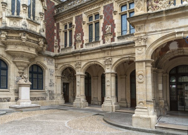 Benedictine Palace in Fecamp, a commune in the Seine-Maritime department in the Normandy Region of France