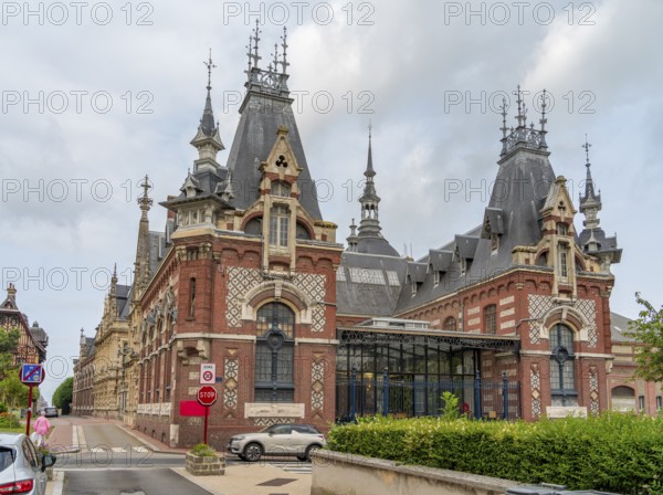 Benedictine Palace in Fecamp, a commune in the Seine-Maritime department in the Normandy Region of France