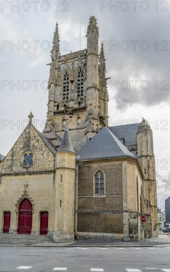 St Etienne church in Fecamp, a commune in the Seine-Maritime department in the Normandy Region of France