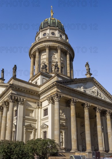 Scenery around the French Cathedral in Berlin, the capital and largest city in Germany