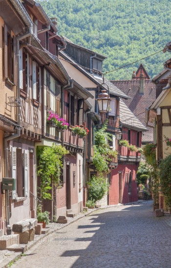 Idyllic scenery in Kaysersberg, a city in Alsace, France