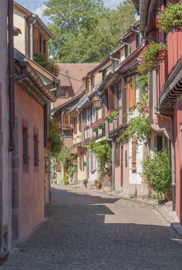 Idyllic scenery in Kaysersberg, a city in Alsace, France