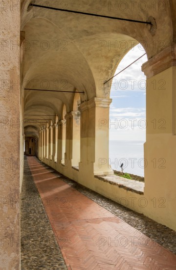 Scenery around Porto Maurizio in Oneglia, a former town in northern Italy on the Ligurian coast, in 1923 joined to Porto Maurizio to form the Comune of Imperia