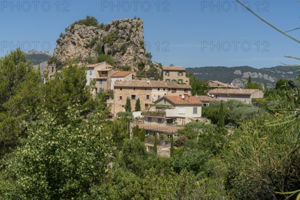 Scenery around La Roque-Alric in the Vacluse department in the Provence region of southern France