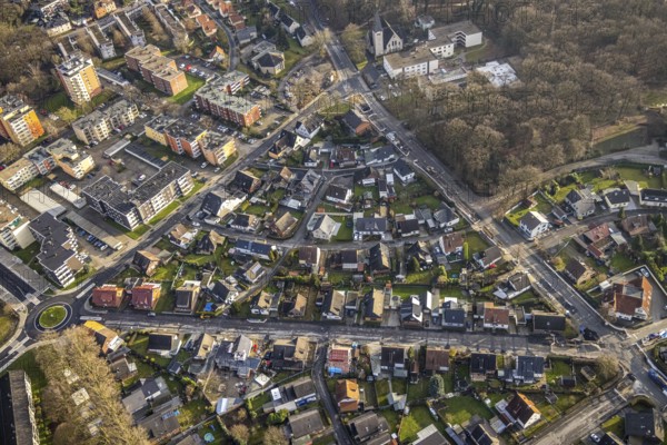 Aerial view residential area Hammerstraße, Bäumerstraße, Friedrich-Ebert-Straße in Hamm, Ruhr area, North Rhine-Westphalia, Germany, DE, Europe, property tax, Hamm, real estate, aerial view, aerial photograph, aerial photography, aerial photography, Rhine-Ruhr metropolitan region, overview, bird's-eye view, residential complex, living and living, residential area, residential buildings, residential quality, residential neighbourhood, housing estate, birds-eyes view, overview