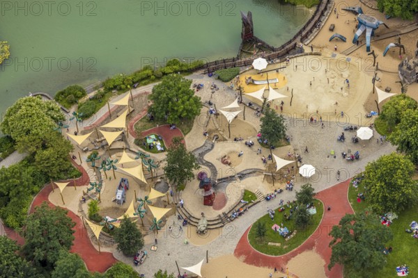 Aerial photo, Maximilianpark leisure park, Uentrop, Hamm, Ruhr area, North Rhine-Westphalia, Germany, DE, Europe, leisure facility, leisure activities, leisure park, leisure enjoyment, aerial photography, aerial photography, MaxiPark, overview, bird's-eye view, birds-eyes view, overview