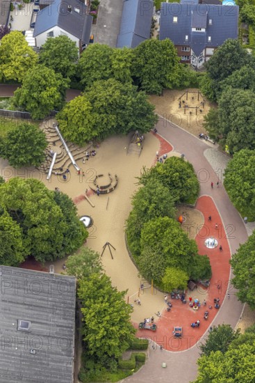 Aerial photo, Maximilianpark leisure park, Uentrop, Hamm, Ruhr area, North Rhine-Westphalia, Germany, DE, Europe, leisure facility, leisure activities, leisure park, leisure enjoyment, aerial photography, aerial photography, MaxiPark, overview, bird's-eye view, birds-eyes view, overview