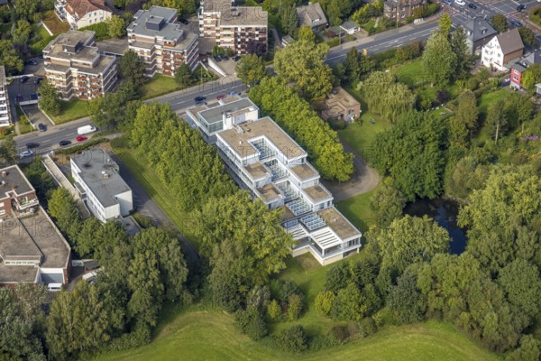 Aerial photograph, Hamm Regional Labour Court in the Uentrop district of Hamm, Ruhr area, North Rhine-Westphalia, Germany, authority, DE, Europe, court, Hamm, aerial photograph, aerial photography, aerial photography, overview, bird's-eye view, bird's-eye view, overview