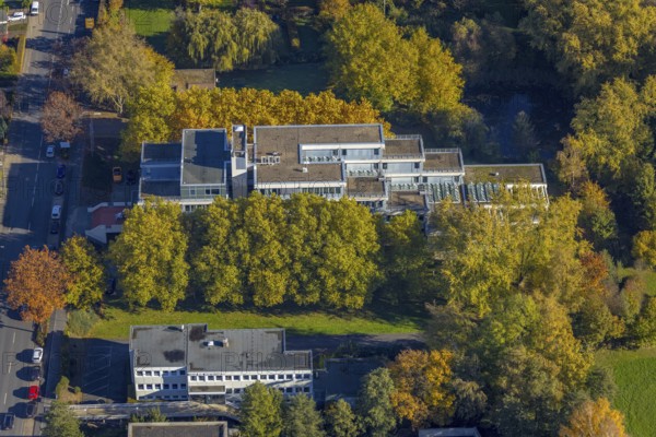 Aerial photograph, Hamm Regional Labour Court in the Mitte district of Hamm, Ruhr area, North Rhine-Westphalia, Germany, authority, DE, Europe, court, Hamm, aerial photograph, aerial photography, aerial photography, overview, bird's-eye view, birds-eyes view, overview