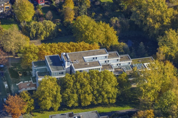 Aerial photograph, Hamm Regional Labour Court in the Mitte district of Hamm, Ruhr area, North Rhine-Westphalia, Germany, authority, DE, Europe, court, Hamm, aerial photograph, aerial photography, aerial photography, overview, bird's-eye view, birds-eyes view, overview