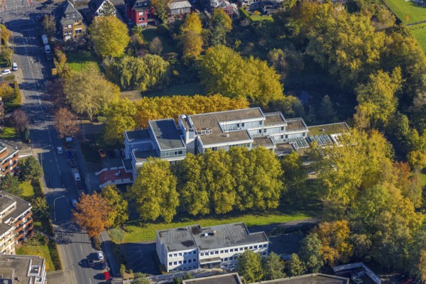 Aerial photograph, Hamm Regional Labour Court in the Mitte district of Hamm, Ruhr area, North Rhine-Westphalia, Germany, authority, DE, Europe, court, Hamm, aerial photograph, aerial photography, aerial photography, overview, bird's-eye view, birds-eyes view, overview