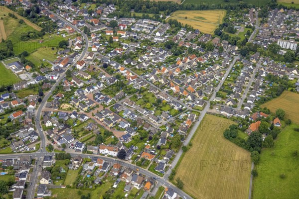 Aerial view, aerial view Braam-Ostwennemar, workers' housing estate Ostwennemar, Uentrop, Hamm, Ruhr area, North Rhine-Westphalia, Germany, miners' housing estate, DE, Europe, property tax, real estate, aerial view, aerial photography, aerial photography, overview, bird's-eye view, housing estate, living and living, residential area, residential buildings, housing quality, housing estate, birds-eyes view, overview