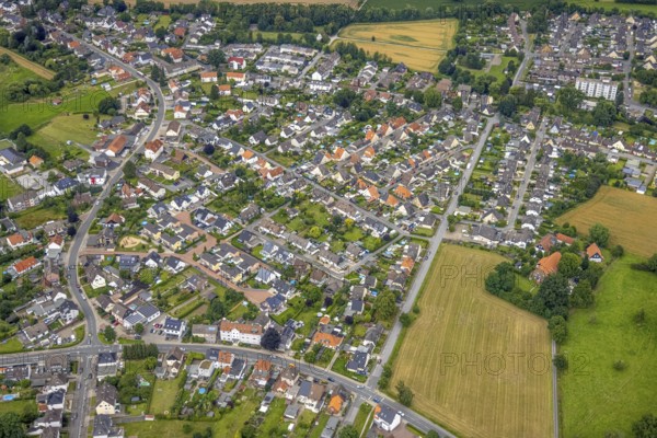 Aerial view, aerial view Braam-Ostwennemar, workers' housing estate Ostwennemar, Uentrop, Hamm, Ruhr area, North Rhine-Westphalia, Germany, miners' housing estate, DE, Europe, property tax, real estate, aerial view, aerial photography, aerial photography, overview, bird's-eye view, housing estate, living and living, residential area, residential buildings, housing quality, housing estate, birds-eyes view, overview