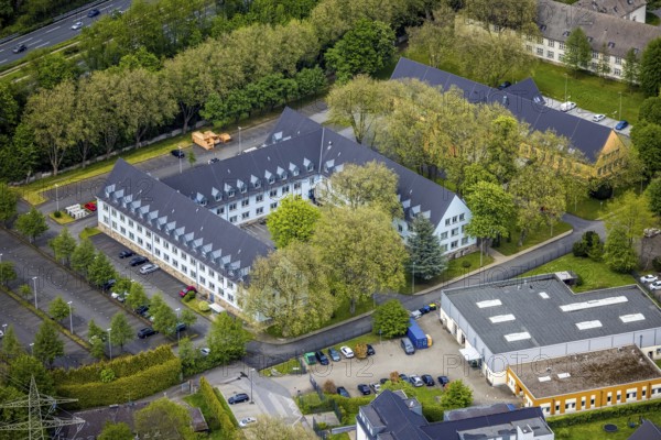 Aerial photo, Turkish Consulate General Essen, Essen-Kray, Essen, Ruhr area, North Rhine-Westphalia, Germany, authority, DE, Europe, consulate, aerial photo, aerial photography, aerial photography, overview, bird's-eye view, overview
