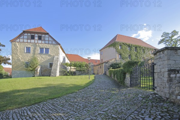 Castle built 16th century, city administration, castle, Apolda, Thuringia, Germany