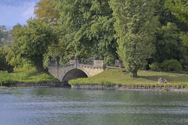 Wolfsbrücke am Wörlitzer See, landscape, UNESCO, landscape park, Dessau-Wörlitz Garden Kingdom, Wörlitz, Saxony-Anhalt, Germany