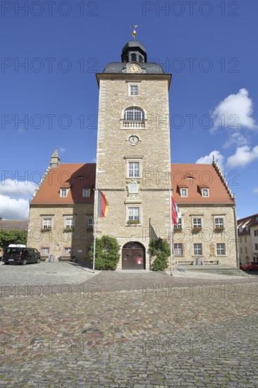 Town hall built in the 17th century, Querfurt, Saxony-Anhalt, Germany