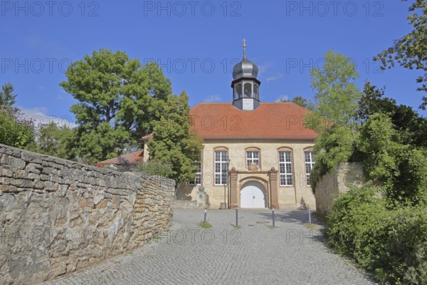 Cemetery chapel, cemetery, Querfurt, Saxony-Anhalt, Germany