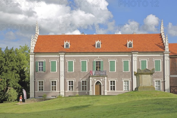 Grey House, House of the Princess, UNESCO, landscape park, Dessau-Wörlitz Garden Kingdom, Wörlitz, Saxony-Anhalt, Germany