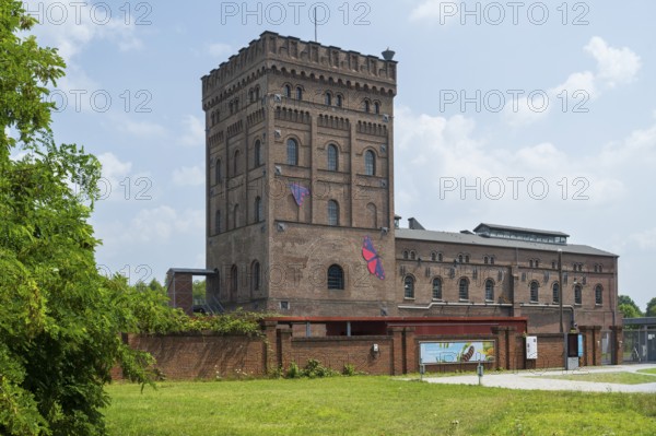 Malakow Tower and Engine House, LWL Museum, former mine, Hanover Colliery, industrial heritage, Bochum, Ruhr area, North Rhine-Westphalia, Germany