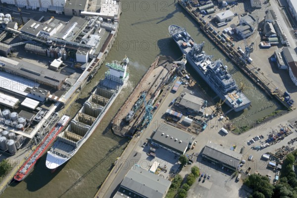 Norderwerft, shipyard, shipbuilding, navy, dock, ship, Bundeswehr, Hamburg, Germany