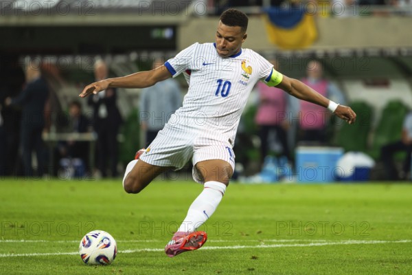 WROCLAW, POLAND - SEPTEMBER 5, 2025: Qualifications for FIFA 2026. Football match Ukraine vs France 0:2. Mbappe Kylian