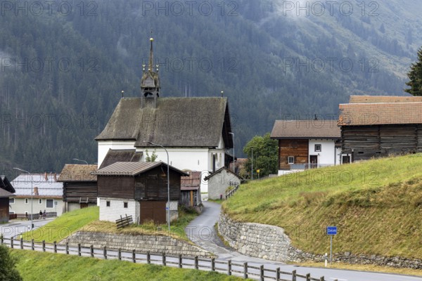 Caplutta Nossa Dunna de la Naiv, chapel Sta. Maria zum Schnee, Zarcuns, Sedrun, Tujetsch, Surselva, Graubünden, Switzerland