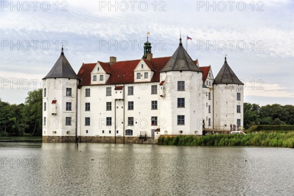 Glücksburg Castle, residential castle, moated castle with museum, Renaissance architecture, Glücksburg, Germany