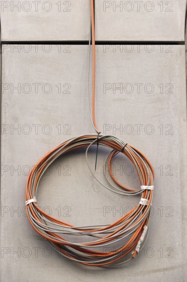 Cable reel, construction site, Germany